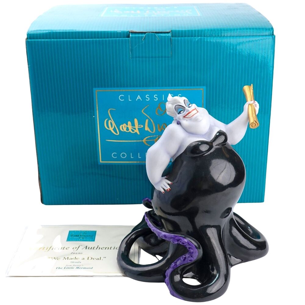 WDCC Disney Little Mermaid Ursula We Made A Deal 412850 w/Box COA